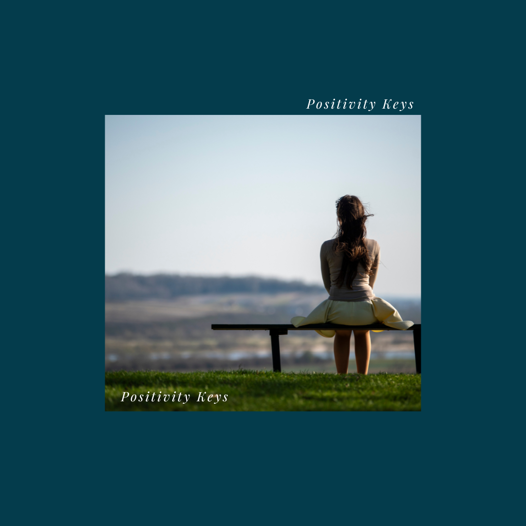 Woman sitting on a bench